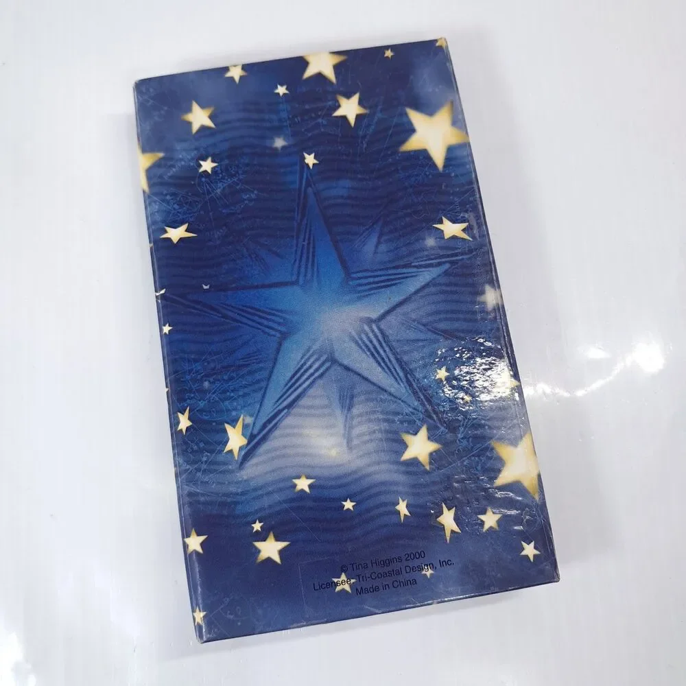 Vintage Tina Higgins address book celestial notes agenda moon stars sun 2000